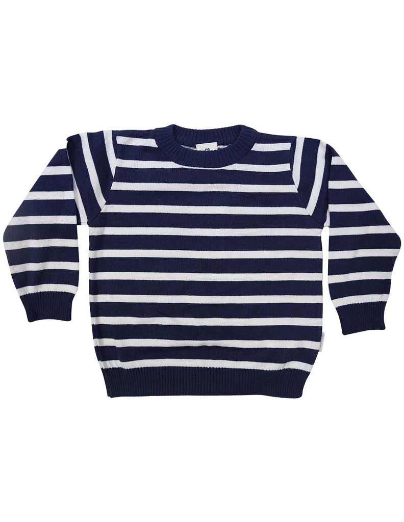 C1228N Nautical Sweater-Cardigans/Jackets/Sweaters-Korango_Australia-Kids_Fashion-Children's_Wear