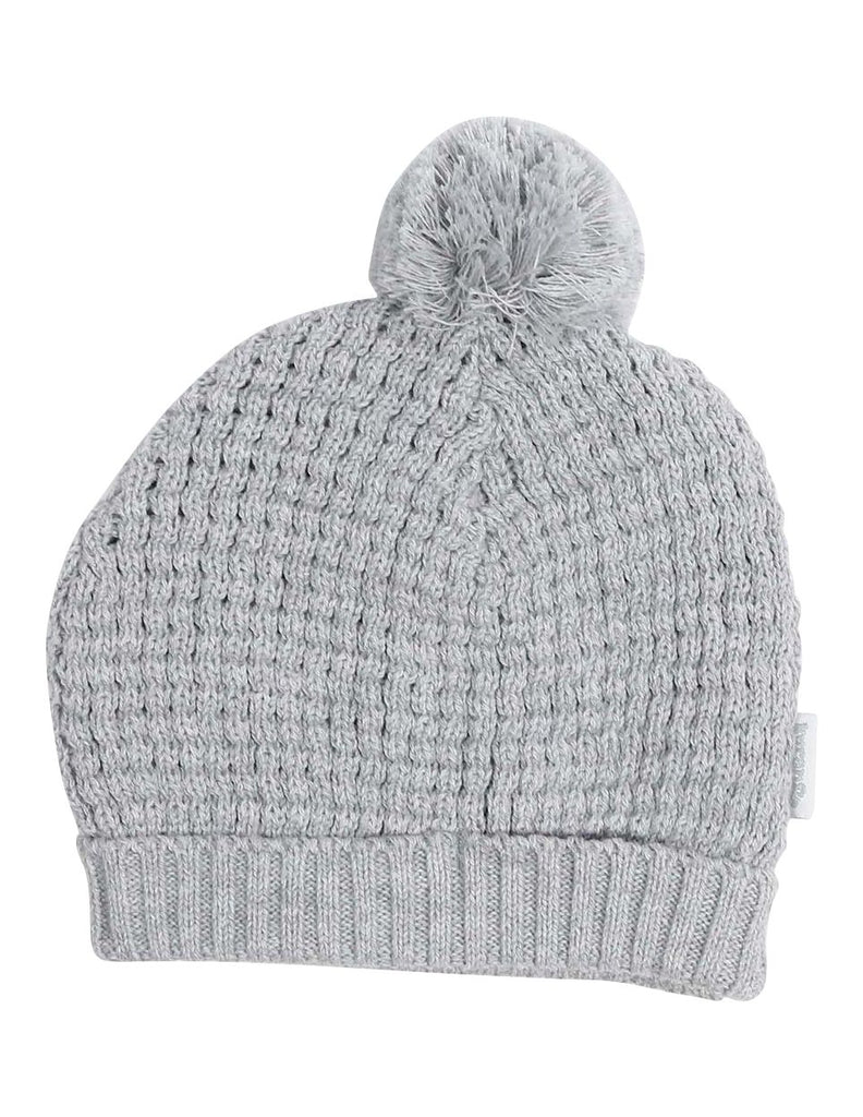 A1331G City Knit Beanie with Pom Pom