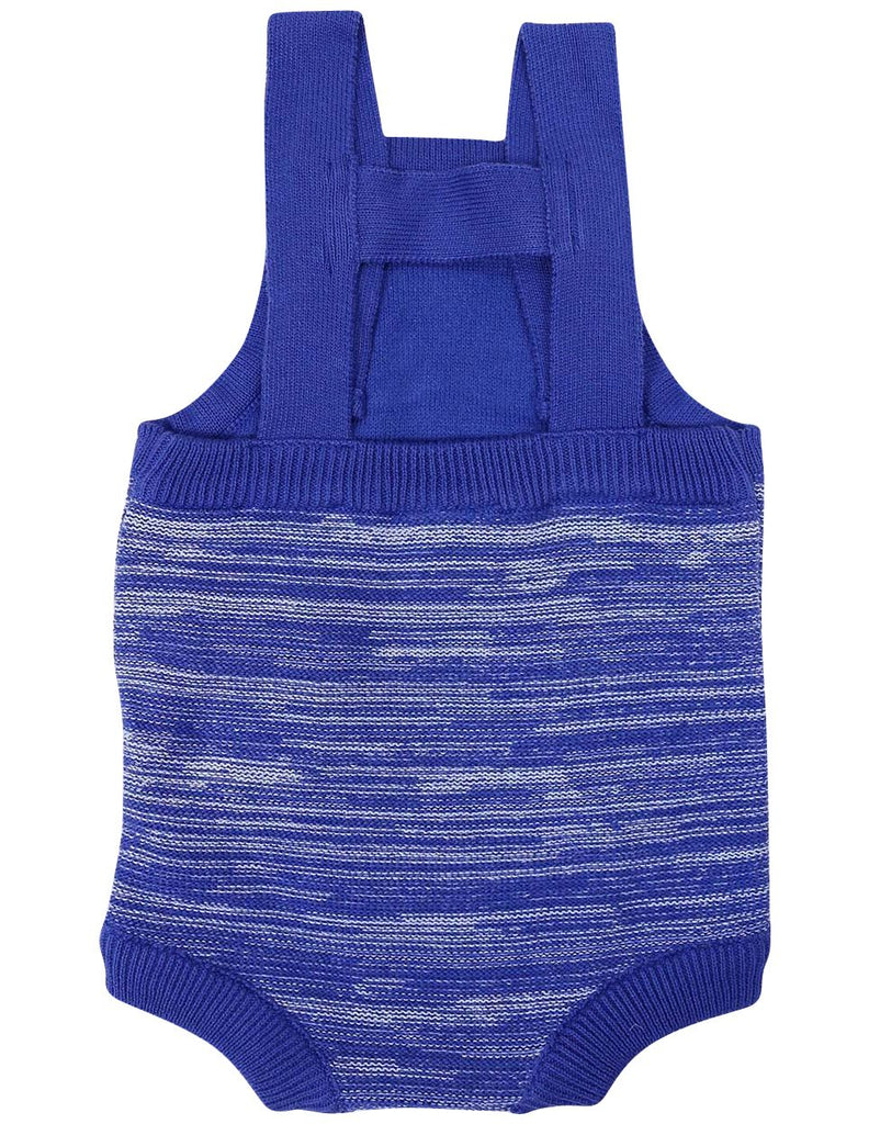 B1217B Knit Fleck Sunsuit-All In Ones-Korango_Australia-Kids_Fashion-Children's_Wear