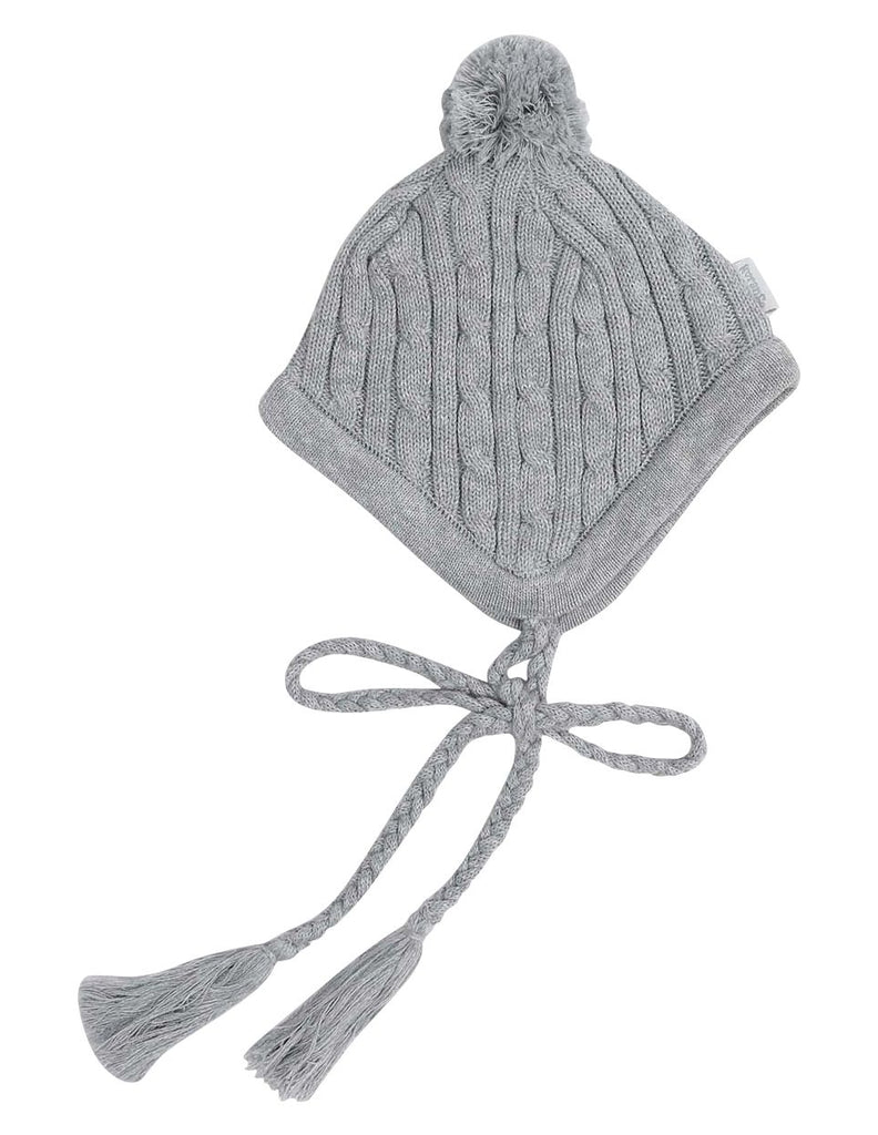 A1338G Stars Lined Cable Knit Beanie